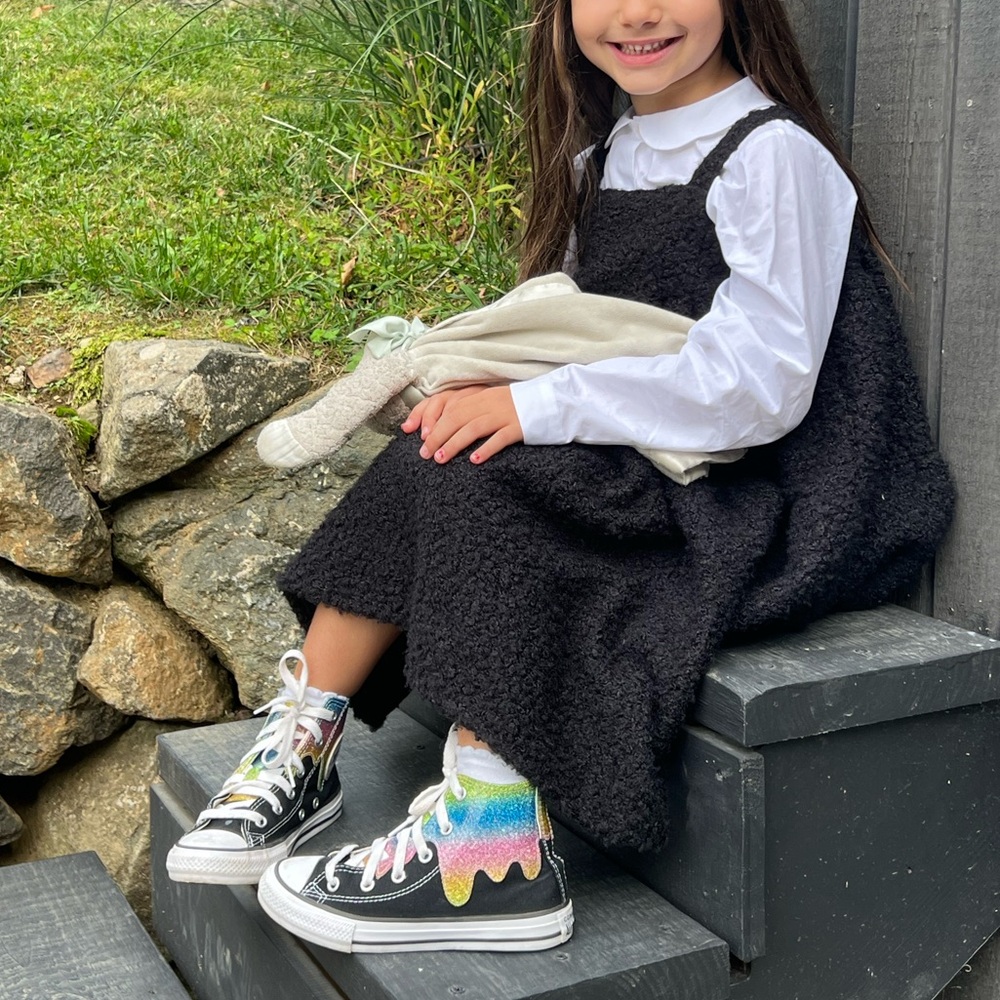 Christina Rohde Black Kids Dress